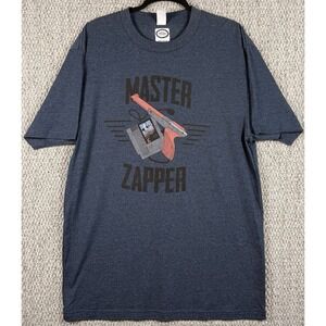 Nintendo NES Zapper Duck Hunt Shirt NWOT Retro Gaming Tee Gray LT